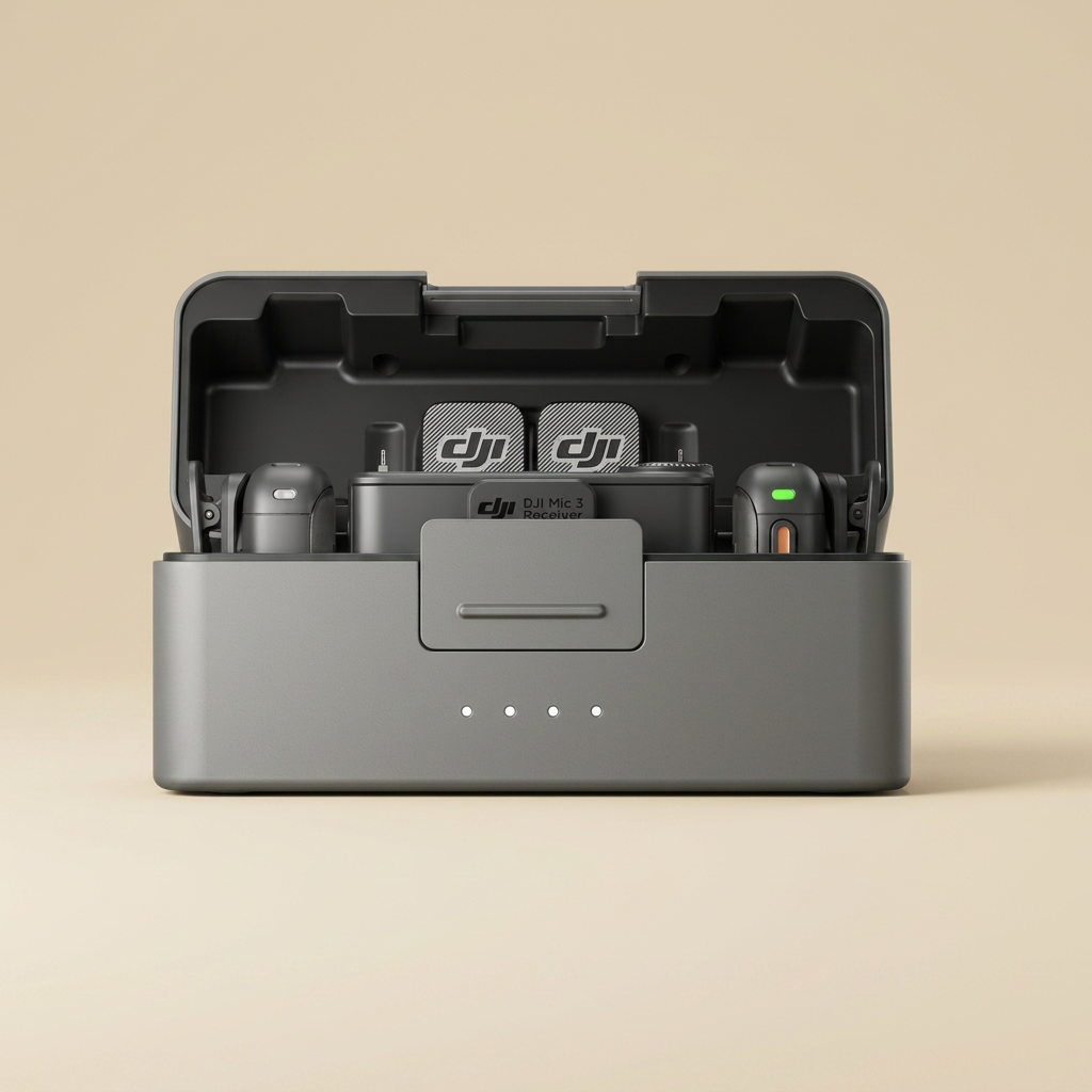DJI Mic 3 Dual Combo for hire in Noosa — Wireless dual-transmitter microphone system