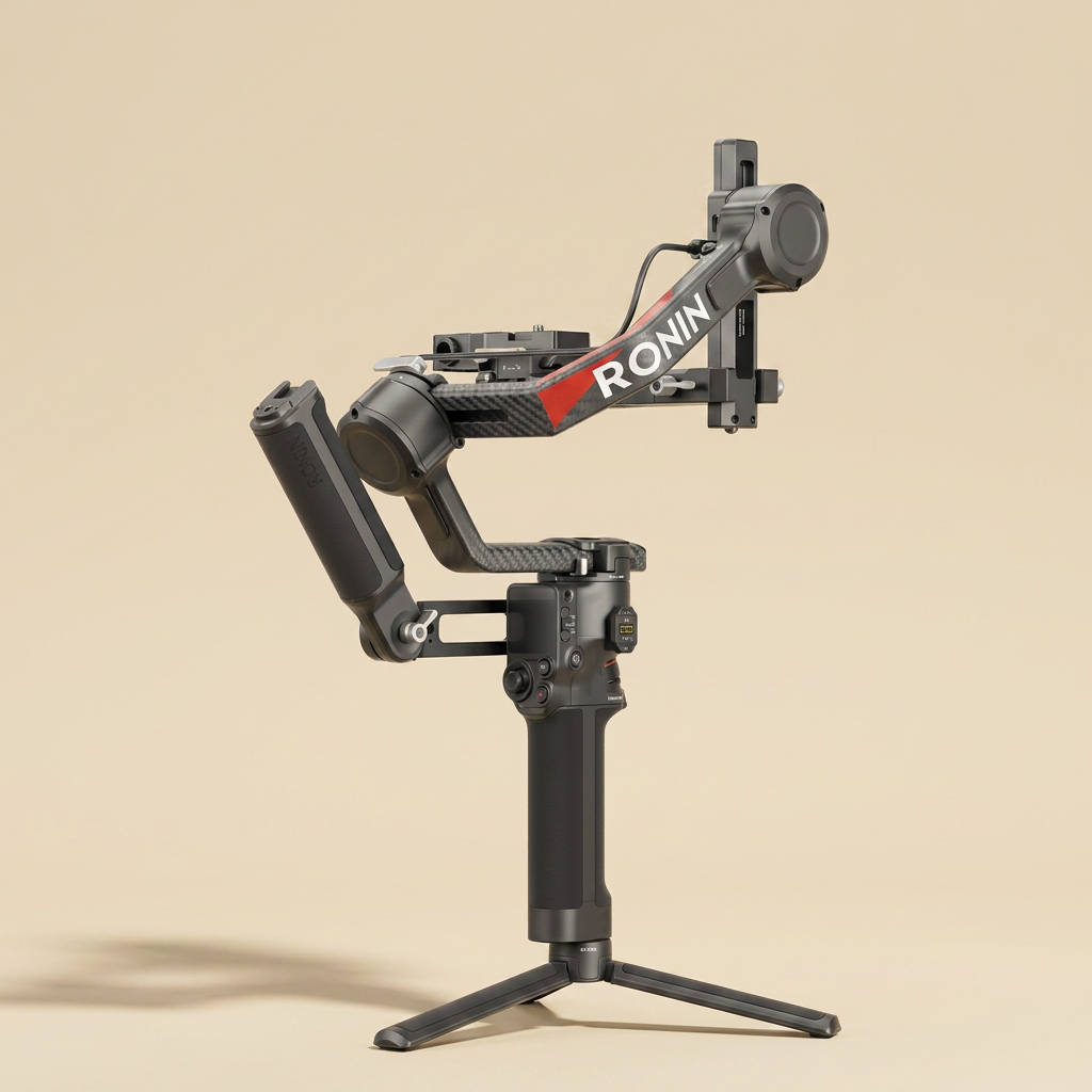DJI RS4 Pro Gimbal for hire in Noosa — 3-axis motorised stabiliser · 4.5kg payload