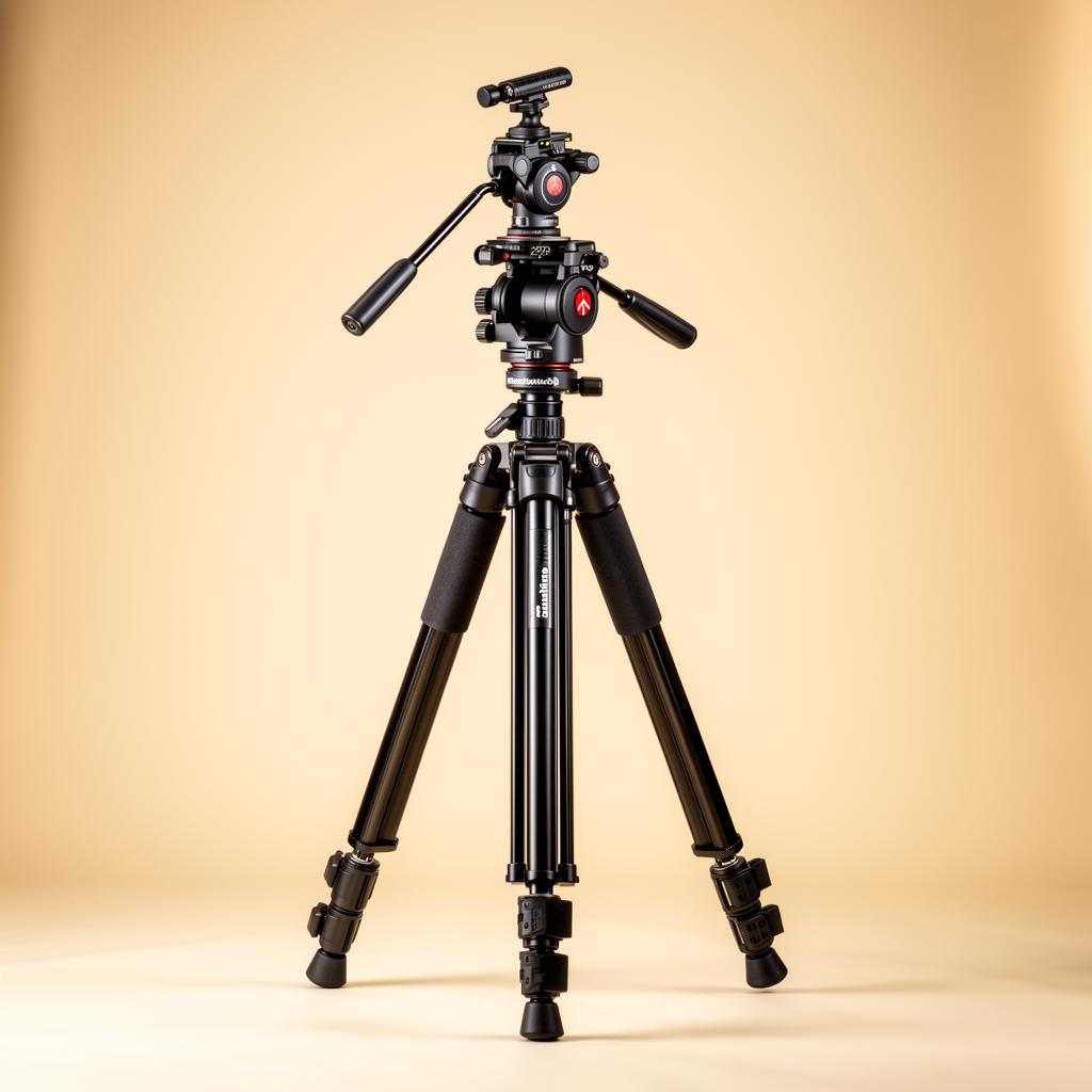 Manfrotto 290 Video Tripod Kit for hire in Noosa — Lightweight aluminium tripod · fluid video head