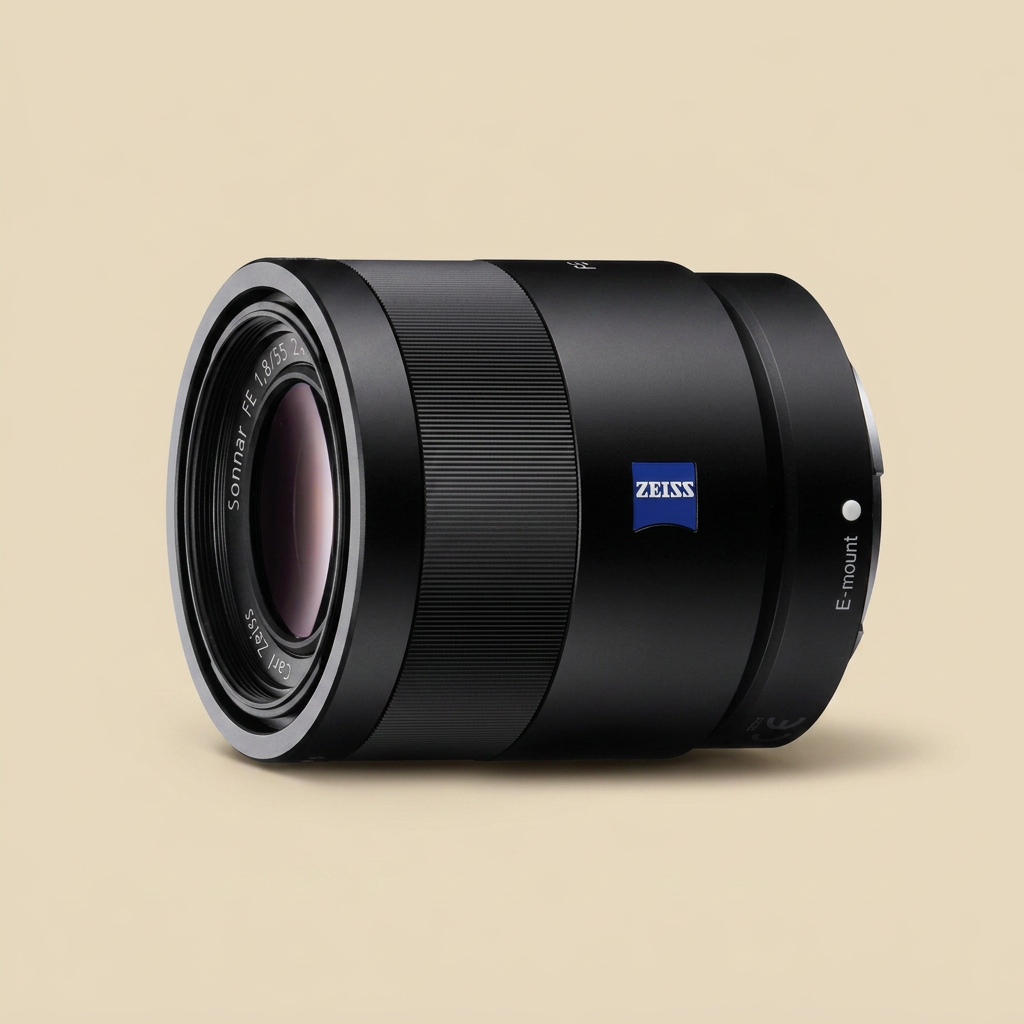 FE 55mm f/1.8 Sonnar T* for hire in Noosa — Compact portrait prime · Zeiss Sonnar optics